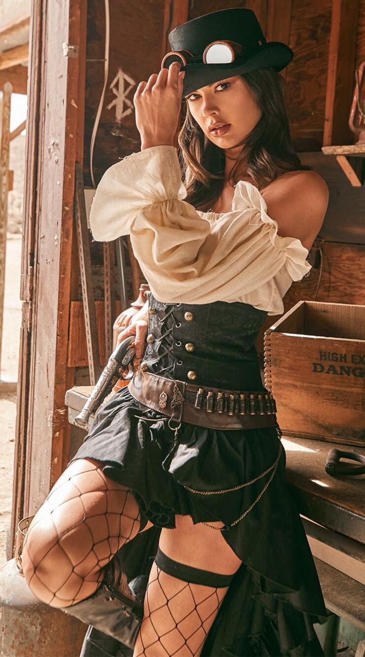 NEW Steampunk Sexy Seductress Costume Size Medium